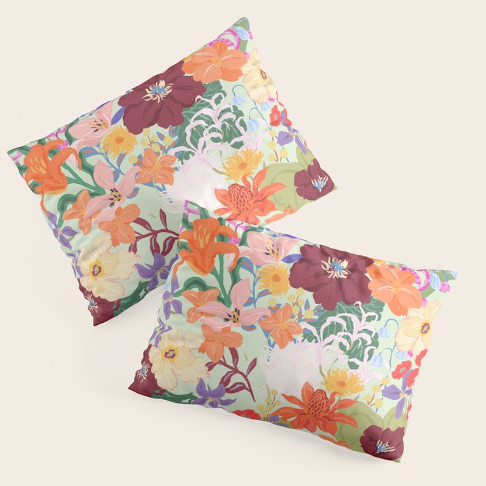 Splendid Flowers Pillow Sham Gallery Image 3