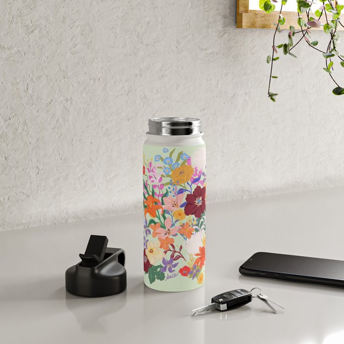 Splendid Flowers Water Bottle Gallery Image 4