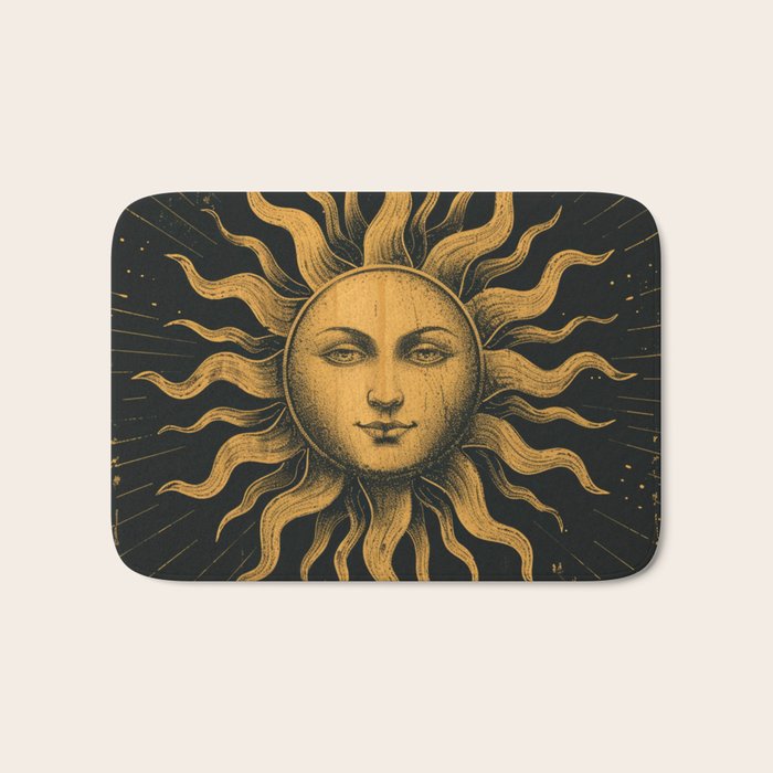 Mystical Sun Bath Mat Gallery Image 1
