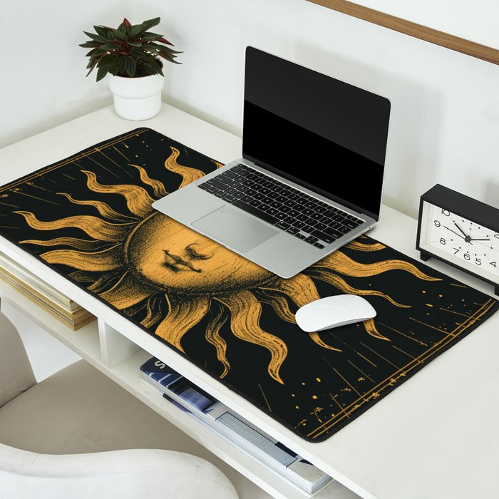 Mystical Sun Desk Mat Gallery Image 2