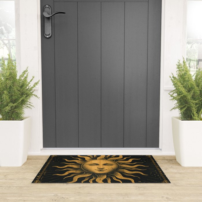 Mystical Sun Welcome Mat Gallery Image 3