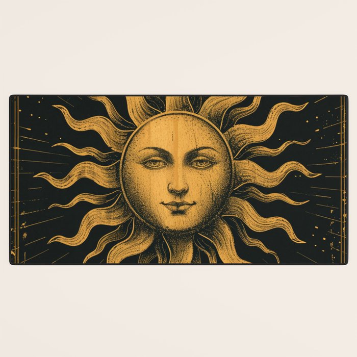 Mystical Sun Desk Mat Gallery Image 3