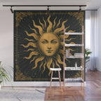 Mystical Sun Wall Mural Gallery Image 1