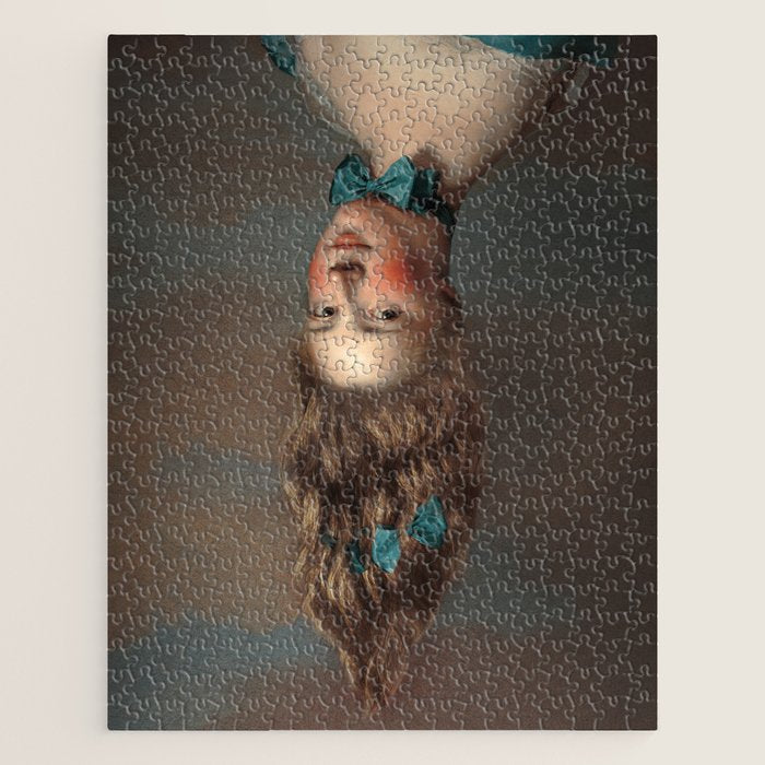 Upside Down Girl Jigsaw Puzzle Gallery Image 1