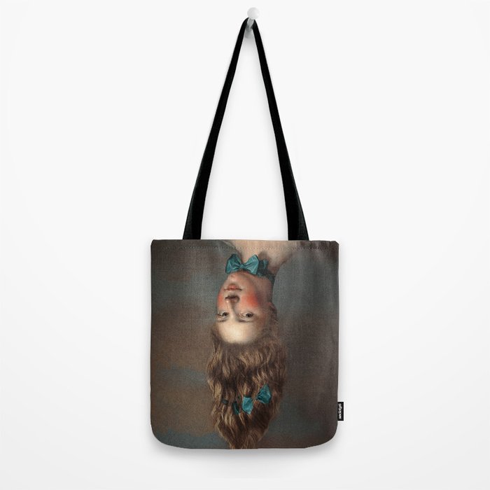 Upside Down Girl Tote Bag Gallery Image 2