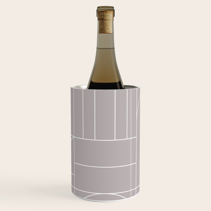Deco Geometric 04 Grey Wine Chiller Gallery Image 1