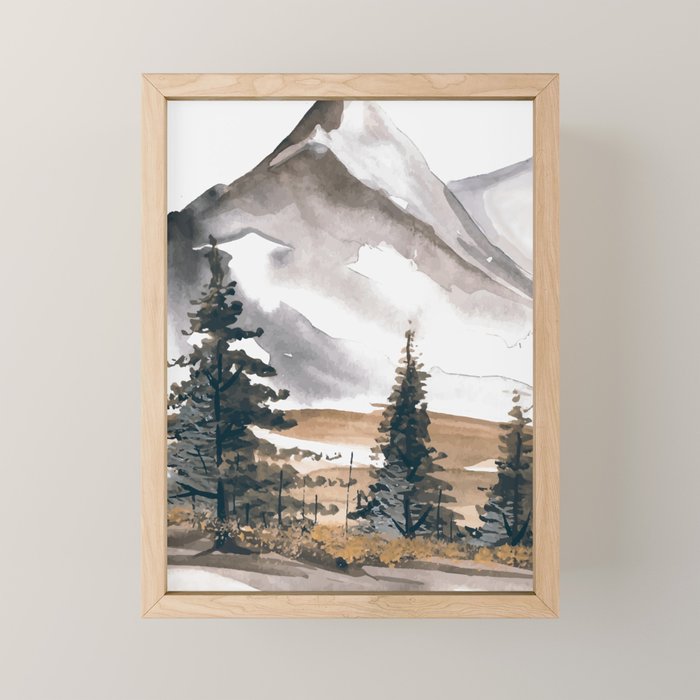 Beautiful Winter Memory Mini Art Print Gallery Image 1
