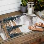 Beautiful Winter Memory Outdoor Rug Gallery Image 2