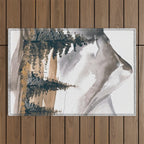 Beautiful Winter Memory Outdoor Rug Gallery Image 1