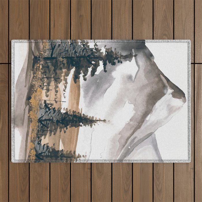 Beautiful Winter Memory Outdoor Rug Gallery Image 1