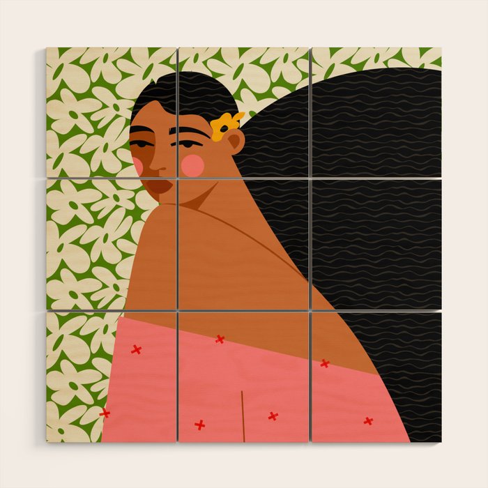 Tropical Chic - Portrait Wood Wall Art Gallery Image 1