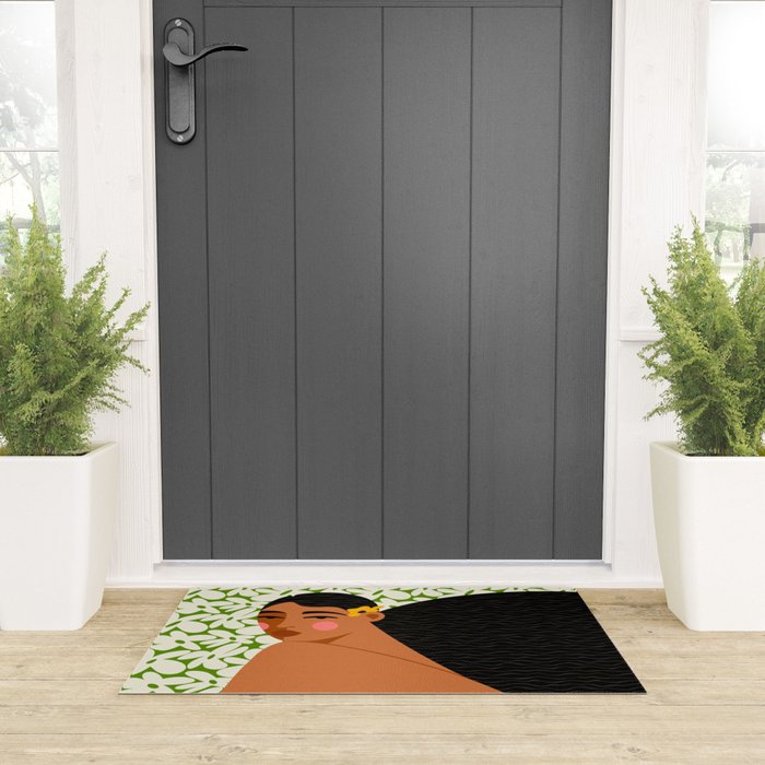 Tropical Chic - Portrait Welcome Mat Gallery Image 3