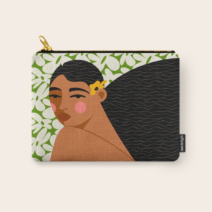 Tropical Chic - Portrait Carry All Pouch Gallery Image 1