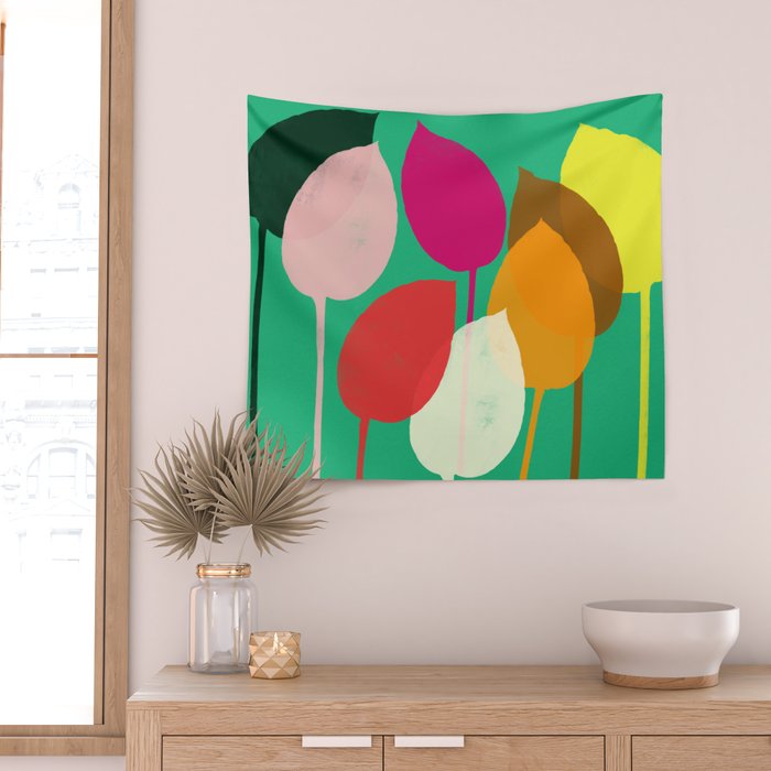 hosta 2 Wall Tapestry Gallery Image 2