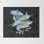 Saltwater Fish Throw Blanket Gallery Image 2