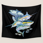 Saltwater Fish Wall Tapestry Gallery Image 4
