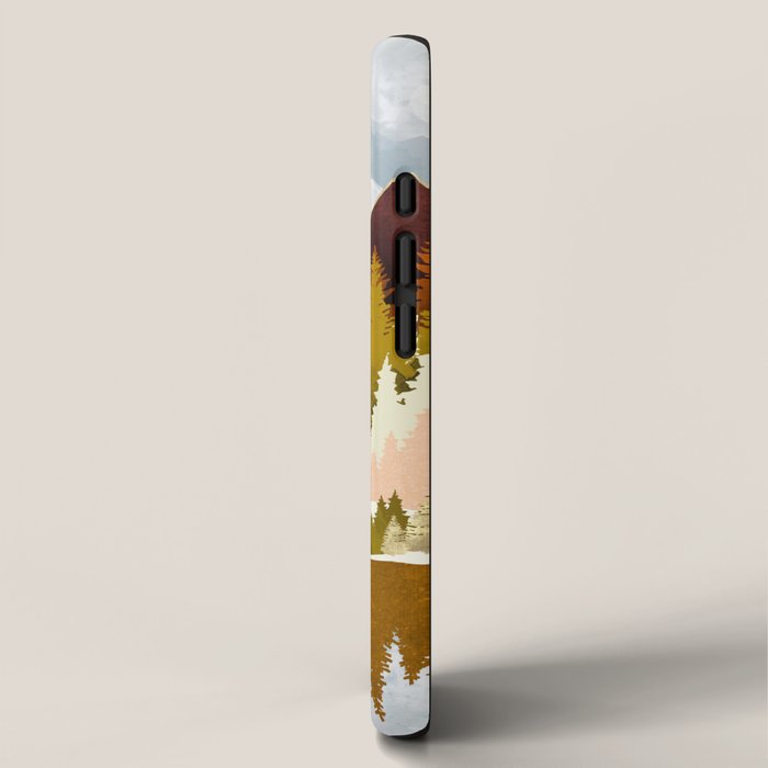 Winter Lake Forest iPhone Case Gallery Image 2