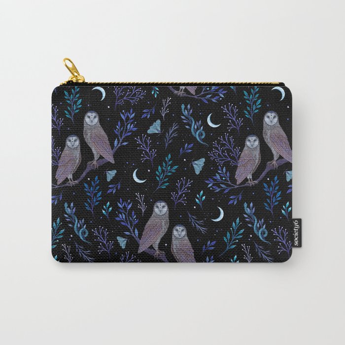 Owls in the Moonlight Carry All Pouch Gallery Image 1