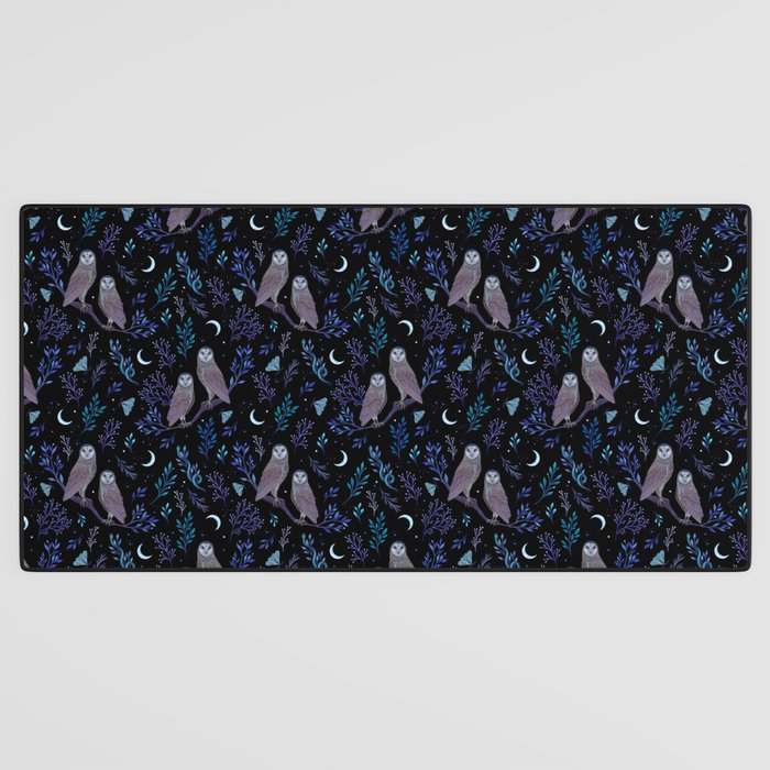 Owls in the Moonlight Desk Mat Gallery Image 3