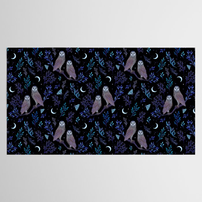 Owls in the Moonlight Tablecloth Gallery Image 2