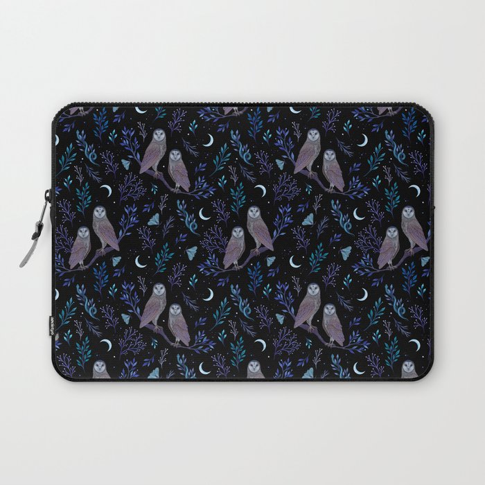 Owls in the Moonlight Laptop Sleeve Gallery Image 1