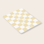 Checkered Peace Sign (Sand Color) Notebook Gallery Image 2