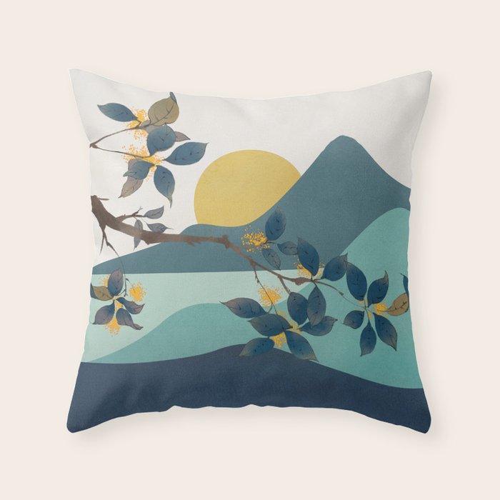 Morning Breeze Throw Pillow Gallery Image 1