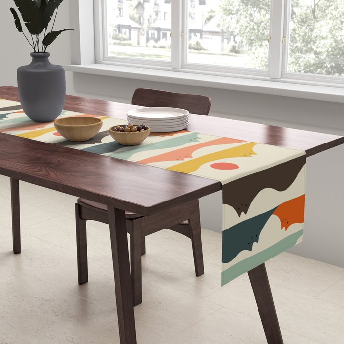 Cat Landscape 141 Table Runner Gallery Image 2