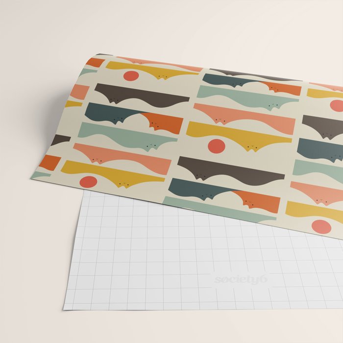 Cat Landscape 141 Wrapping Paper Gallery Image 2