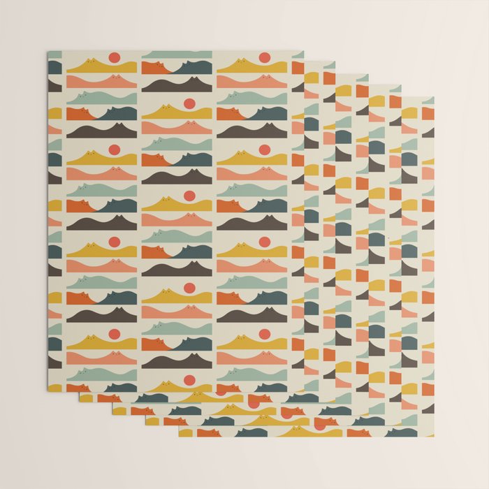 Cat Landscape 141 Wrapping Paper Gallery Image 3