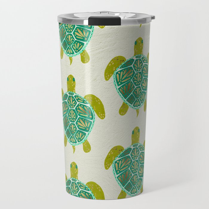 Green Sea Turtle Travel Mug Gallery Image 1