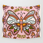 When You Jump You Fly Wall Tapestry Gallery Image 4
