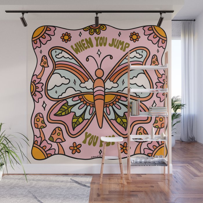 When You Jump You Fly Wall Mural Gallery Image 1