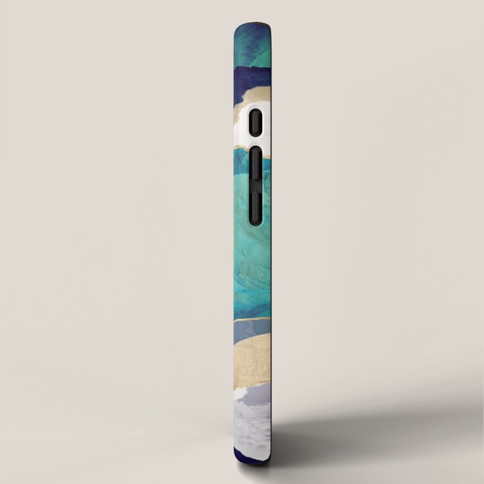 Teal Mountains iPhone Case Gallery Image 2