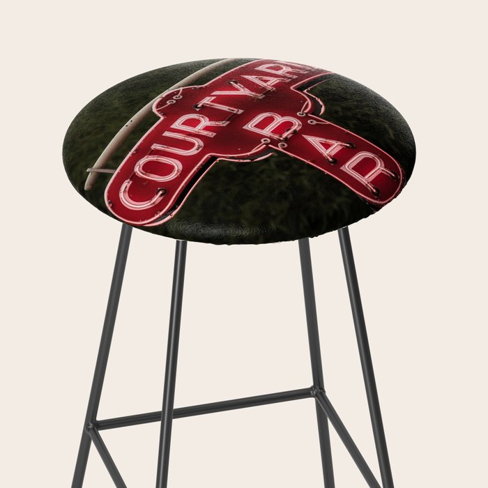 Courtyard Bar X Bar Cart Art Stool Gallery Image 2