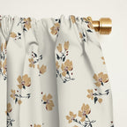 VINTAGE FLORAL NEUTRAL Window Curtain Gallery Image 2