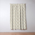 VINTAGE FLORAL NEUTRAL Window Curtain Gallery Image 3