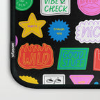 Funny retro sticker quote cartoon pattern Laptop Sleeve Gallery Image 3