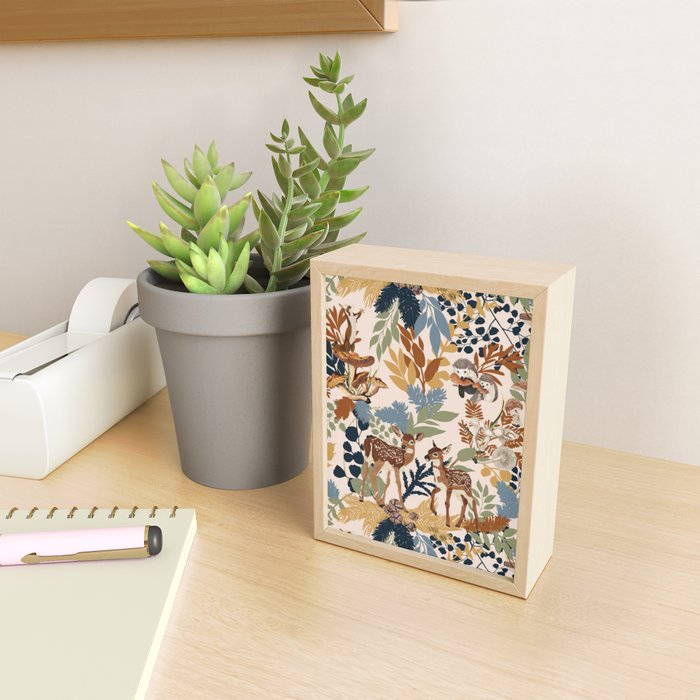 Colorful Forest Animals A Mini Art Print Gallery Image 2