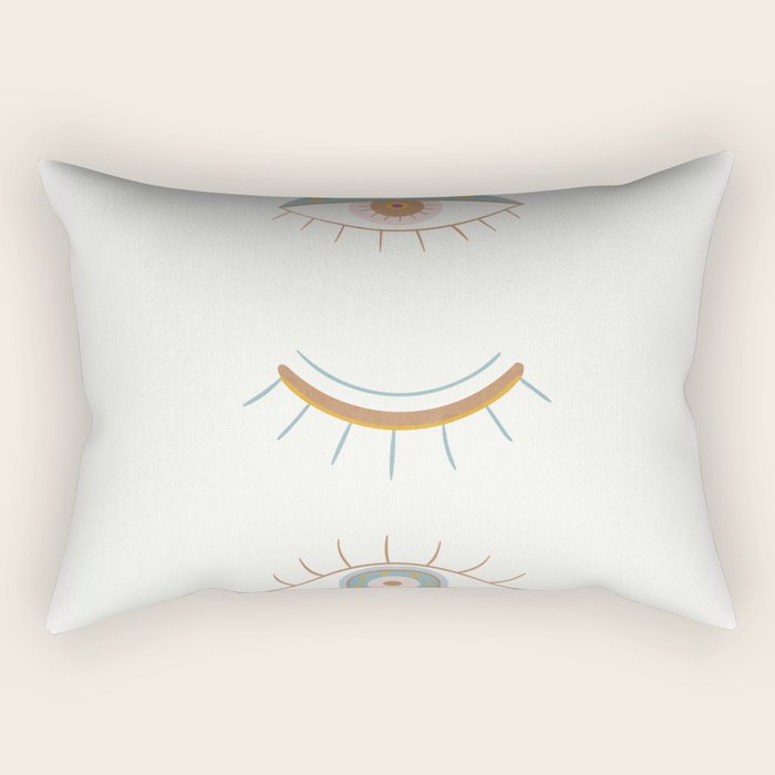 Evil Eyes II Rectangular Pillow Gallery Image 2