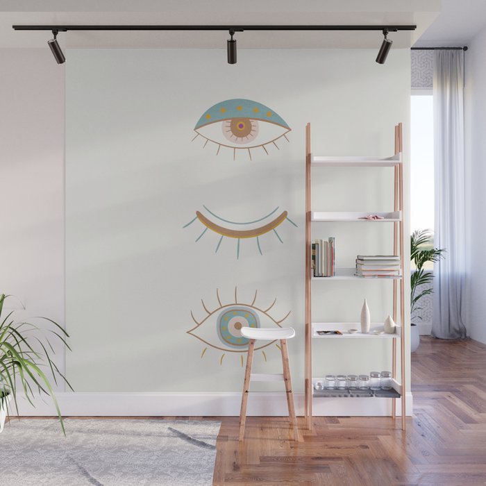 Evil Eyes II Wall Mural Gallery Image 1