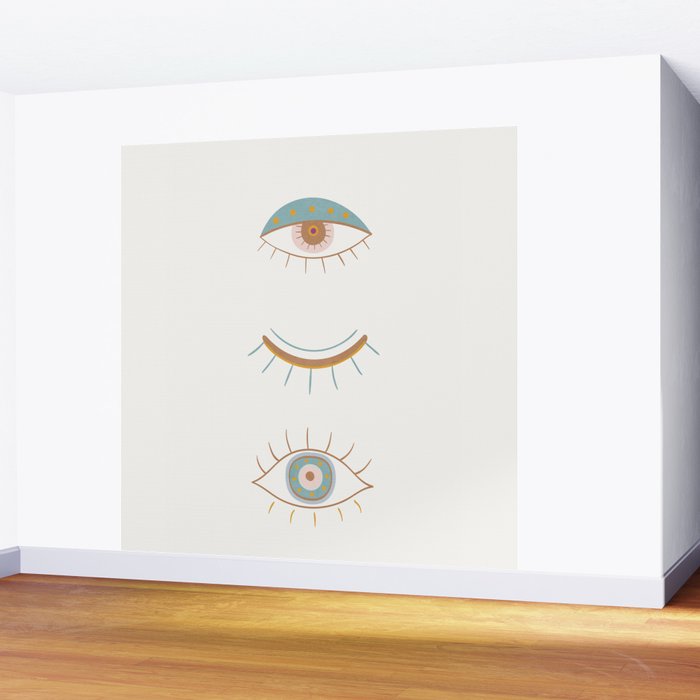 Evil Eyes II Wall Mural Gallery Image 2
