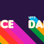 RAINBOW DANCE TYPOGRAPHY- let's dance Coffee Mug Gallery Image 2