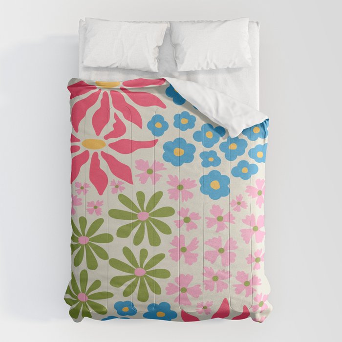 Flower Market 02: Kyoto Comforter Gallery Image 1