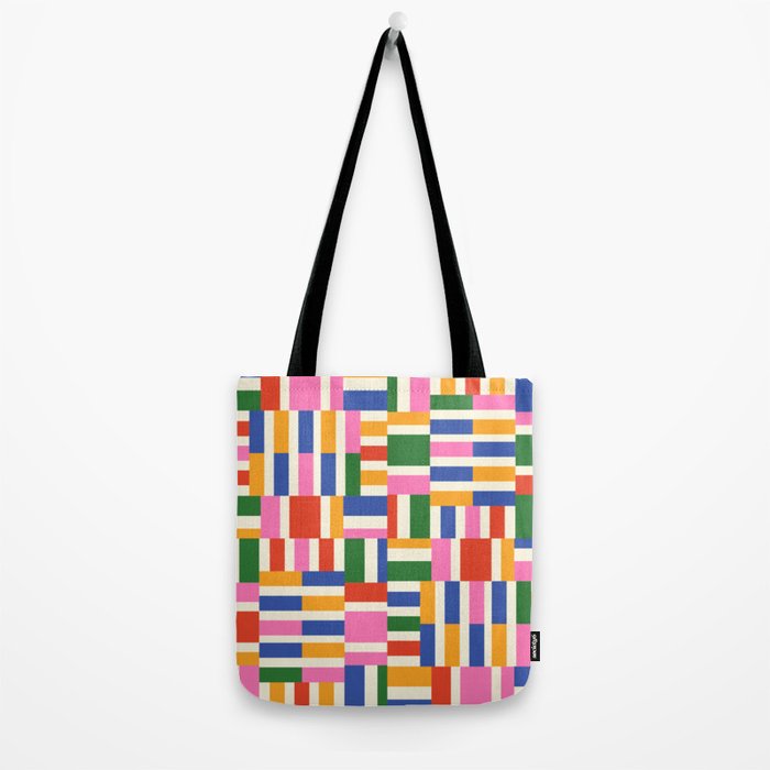 Basket Glitch Tote Bag Gallery Image 2