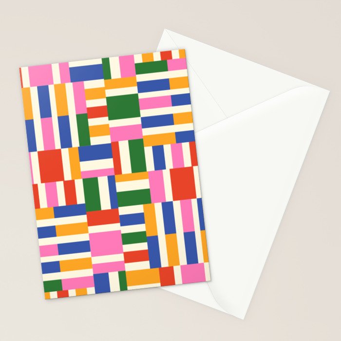 Basket Glitch Stationery Card Gallery Image 2