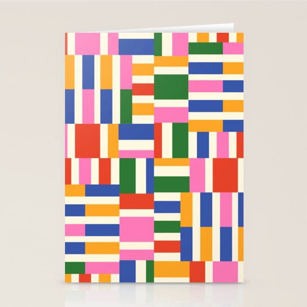 Basket Glitch Stationery Card Gallery Image 2