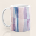Abstract Lines Blush Pink Blue Pastel Tones Coffee Mug Gallery Image 3