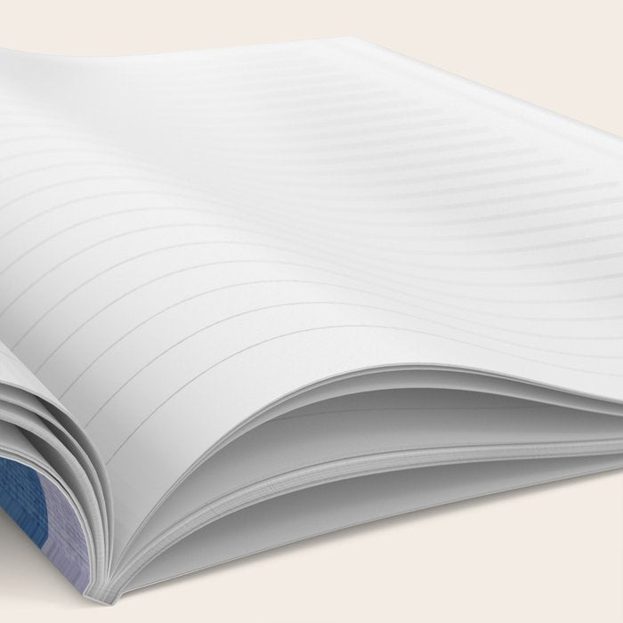 Abstract Lines Blush Pink Blue Pastel Tones Notebook Gallery Image 2