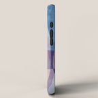 Abstract Lines Blush Pink Blue Pastel Tones iPhone Case Gallery Image 2